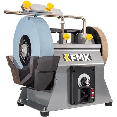 10 Inch Variable Speed Wet Sharpening System, 90-160RPM Wet Bench Grinder, Tw...