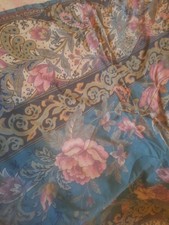 Green Floral Pillow Sham