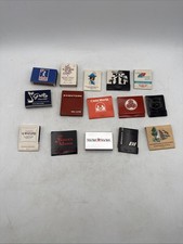 VTG Mixed Matchbook Lot of 15 Restaurants Casinos Banks Hotels Struck Unstruck