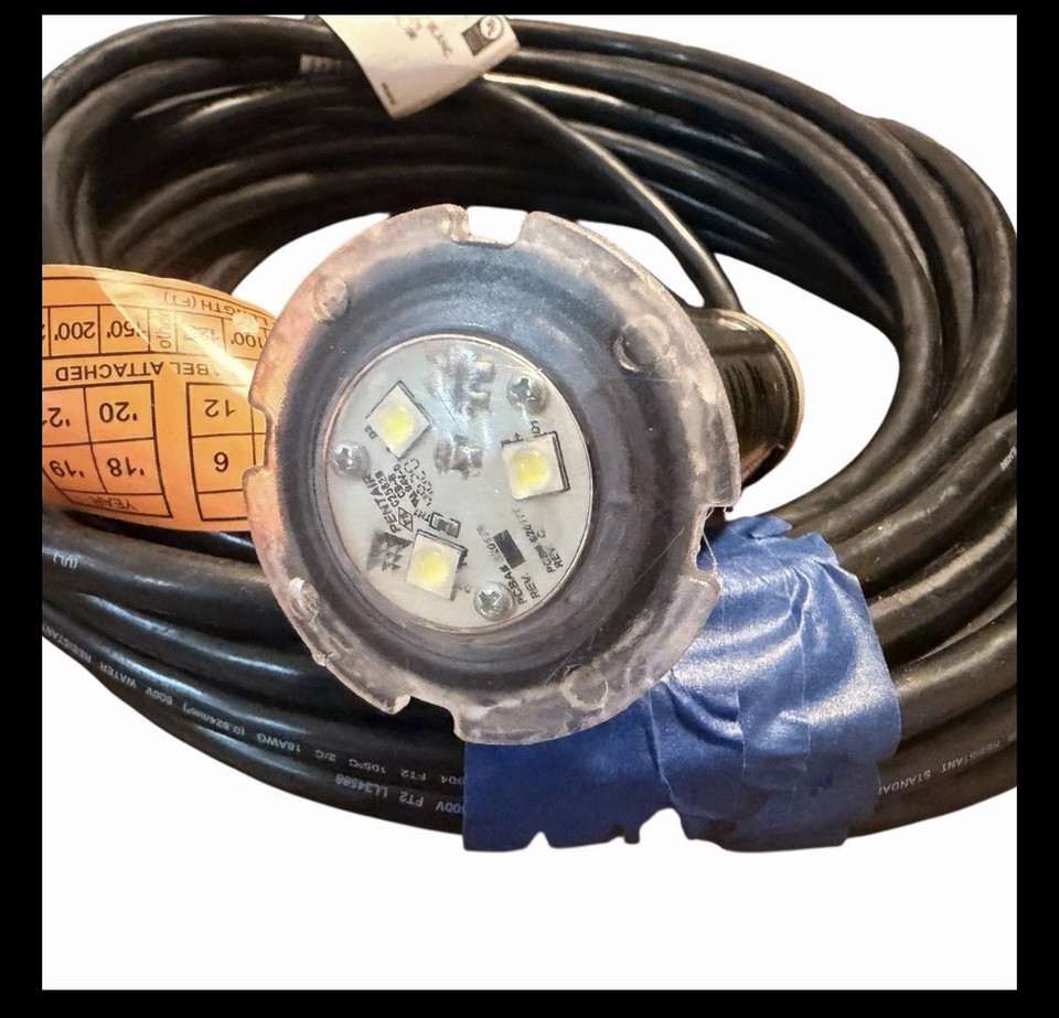Pentair GloBrite White LED Pool Light 602104 PRO TESTED Cord Lengths FREE SHIP