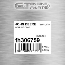 FH306759 BEARING CONE fits JOHN DEERE (Surplus Open Box)