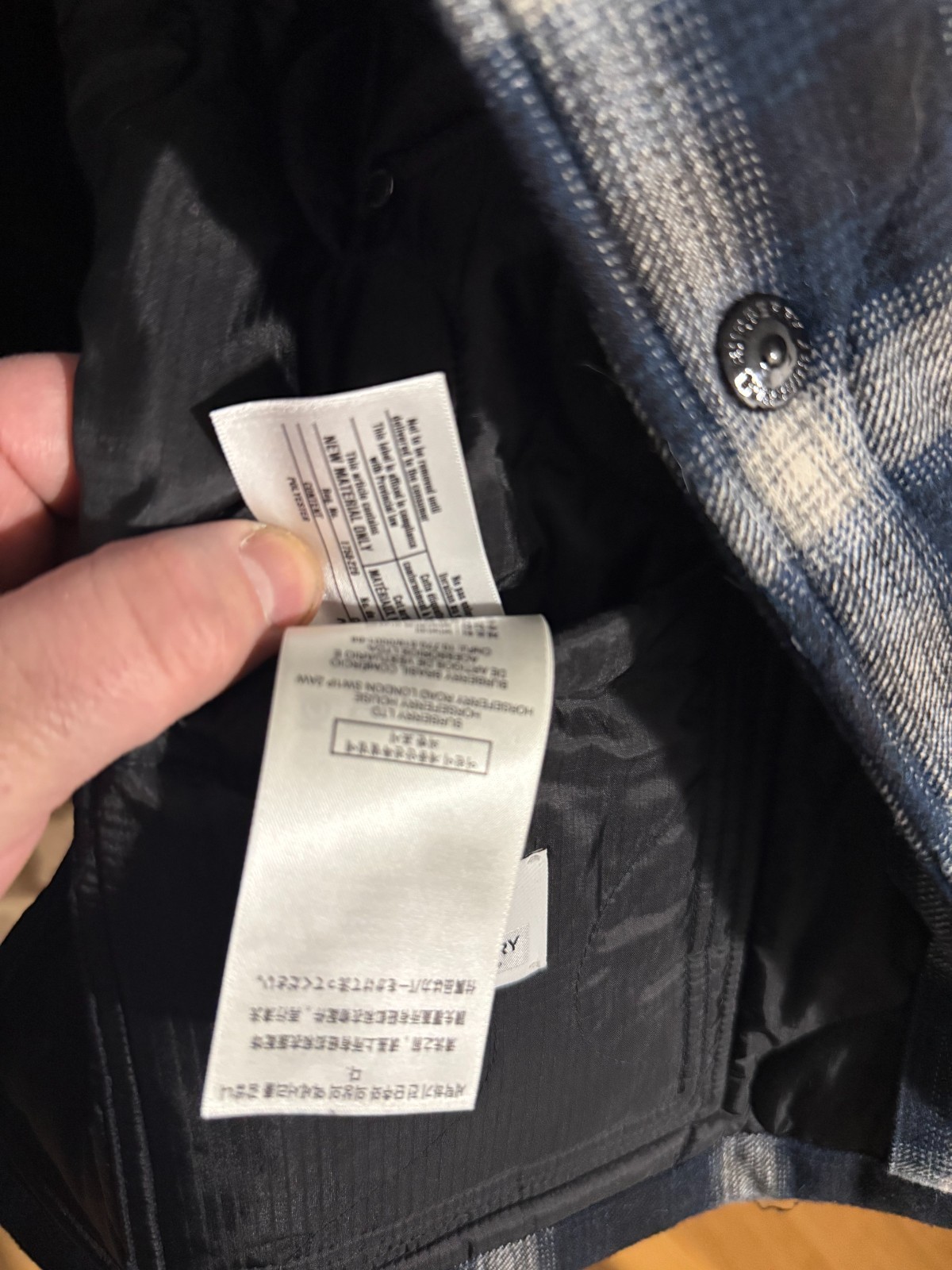 BURBERRY Check Pattern Patchwork Jacket Reversibl… - image 3