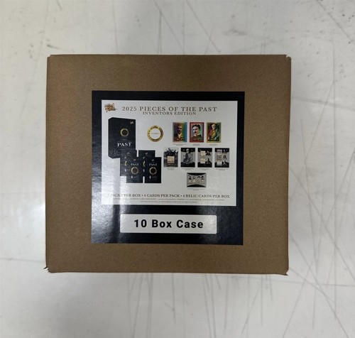 2025 SUPER BREAK PIECES OF THE PAST INVENTORS EDITION SEALED 10 BOX CASE A