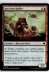 Raccoon Rallier 148 Foil Bloomburrow MTG