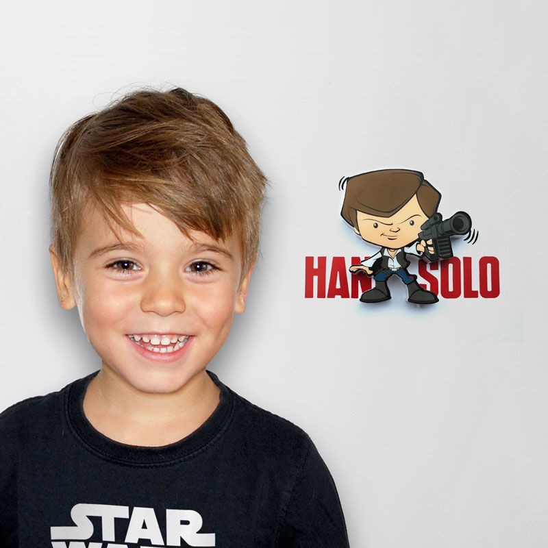 Star Wars Hans seulement 3D Light FX Mini Lamp 3D Light FX