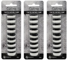 Tim Holtz Distress Tiny Blending Foam Set of 27 for Crafting and Stenciling