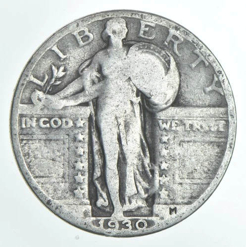 1930 Standing Liberty Quarter AC Average Circ *9370