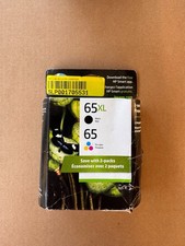 Genuine 65XL Black  65 Tri-Color Ink Cartridges Combo 2027 Damaged Box