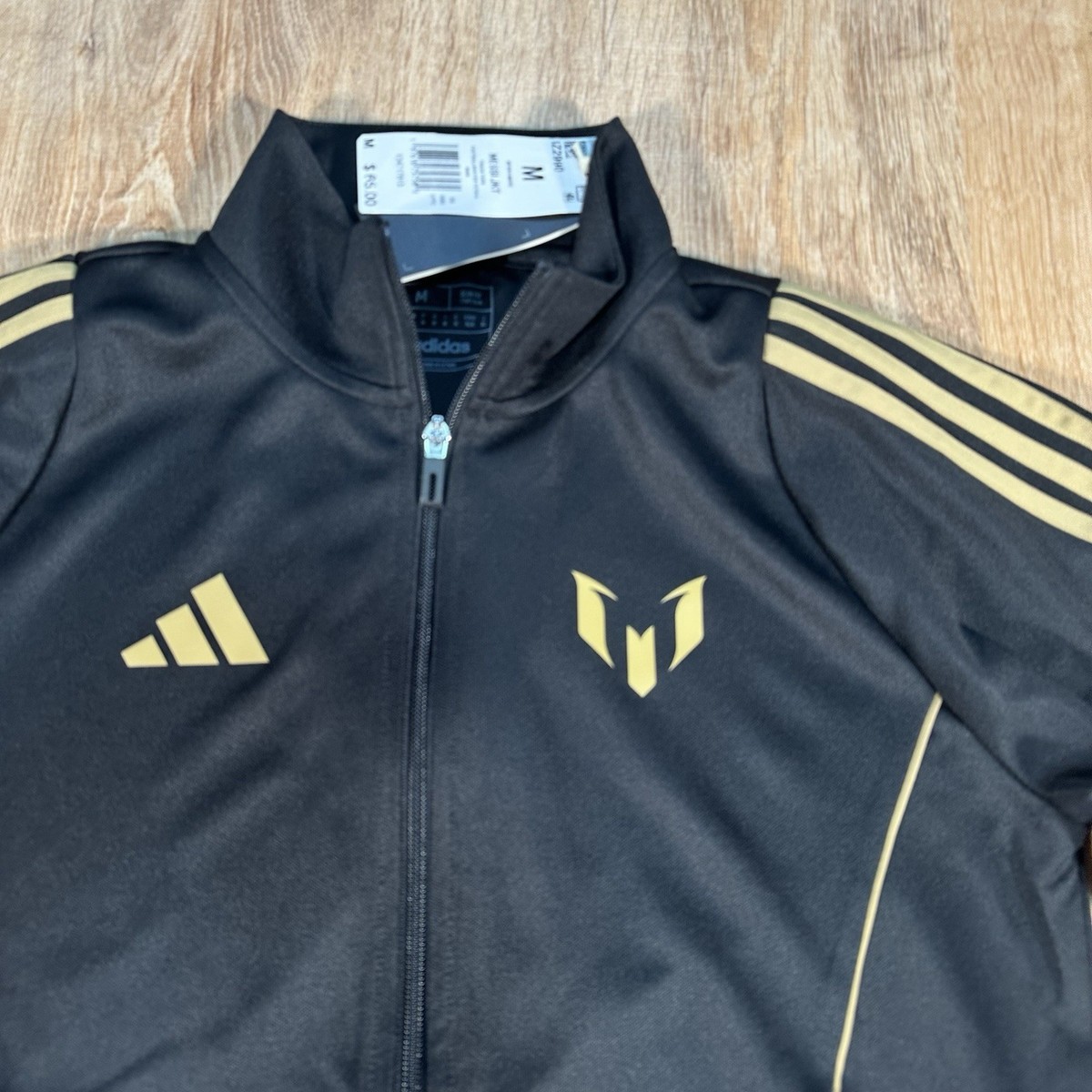 Adidas IZ2990 • Lionel Messi Full Zip Black Gold • Track