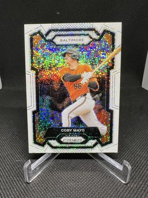 2024 Panini Prizm White Sparkle Prizm Coby Mayo #182