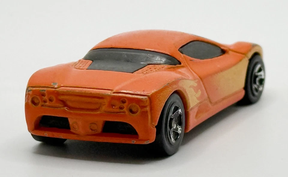 Hot Wheels 2007 Acura HSC Concept Car Exotics Series Orange Yellow - Image 4 of 4