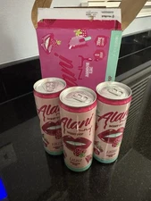Alani Nu Berry Pop Addison Rae Sealed Energy Drink Can 12 fl oz X3
