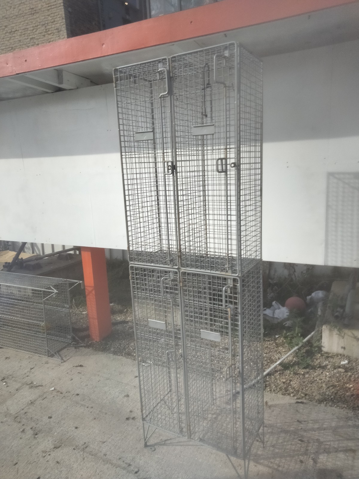caged storage lockers
