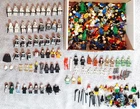 HUGE LOT!  158 Lego Mini Figures STAR WARS HARRY POTTER INDIANA JONES 1.75 LBS!