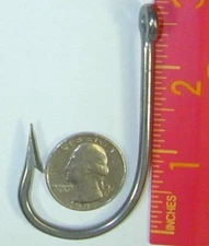 10 7732  8/0 Stainless Steel Fish Hooks lure bait Wahoo Tuna Dorado Marlin Shark