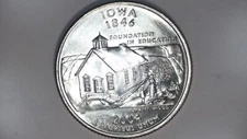 2004 D IOWA STATE QUATER UNCIRCULATED FROM ROLL