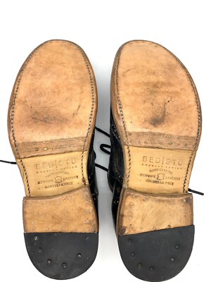 Bed Stu Corsico Cobbler Series Black Hand Wash Leather  display picture 2