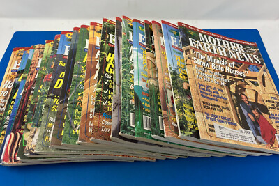 Mother Earth News Lot of 18 Jan 1996 - Dec 1998 - Uninterrupted Run! Environment
