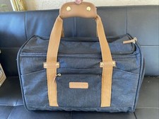 Sherpa Pet Bag Carrier Medium Black Charcoal Pet Carry On Pilot Bag Tote Zipper