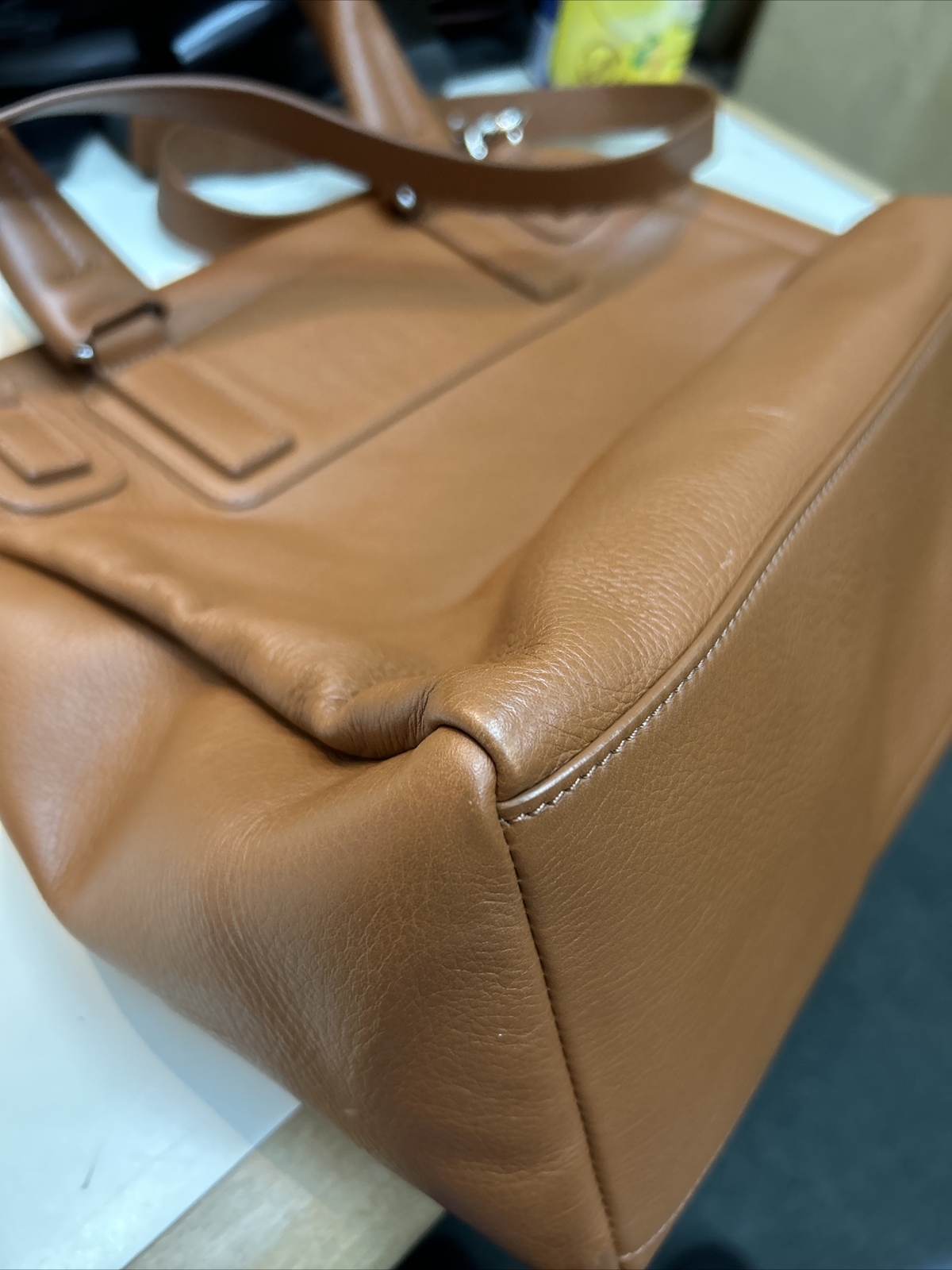 Givenchy Pandora Large Brown Leather Shoulder Bag - image 9