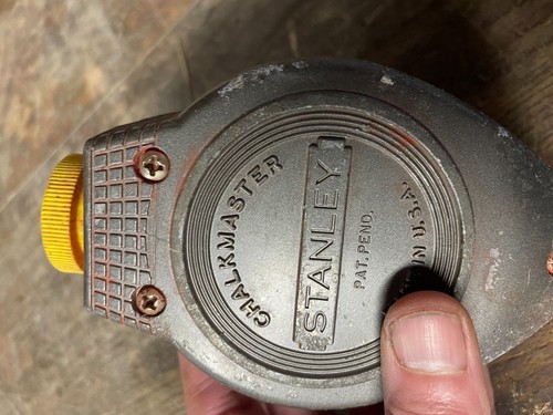 Stanley No. vintage Bob plomada de línea de tiza 42-050 50 pies hecho en metal de EE. UU. - Imagen 3 de 7