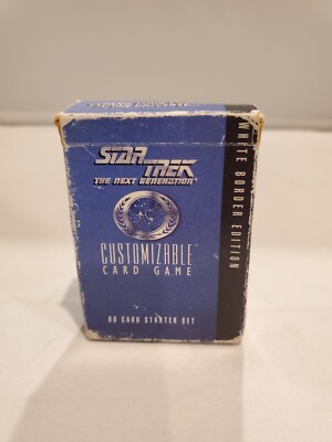 STAR TREK CUSTOMIZABLE CARD GAME WHITE BORDER EDITION 1994 PARAMOUNT NIB