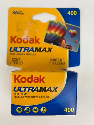 ONE ROLL Kodak UltraMax 400 Color Film 35mm 36 Exposures SEALED Expired 06/2020