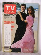 TV Guide March 26 1983 1565 Richard Chamberlain Rachel Ward Thorn Birds Memphis