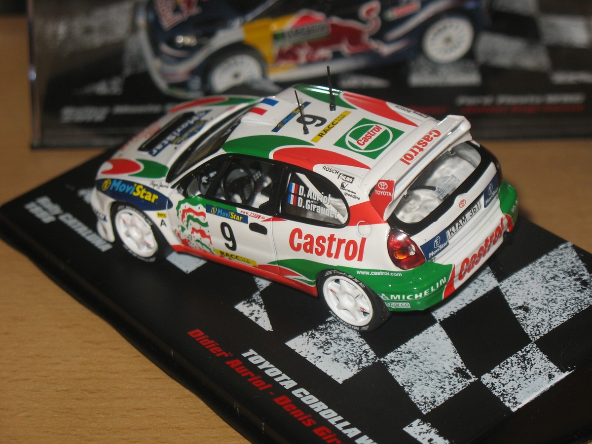 1/43 Toyota Corolla WRC #33 Tour De Corse 2000 S.loeb-D.Elena 完成品 ミニカー(RAC062) IXO Models(イクソモデルス) EDICOLA PASRACOL114 Scale 1/43 | TOYOTA COROLLA WRC N 33