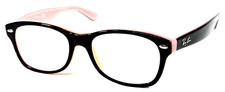 RAY-BAN JR RB1528 3580 UKCA Dark Brown Tortoise/Pink Eyeglasses Frame 48-16-130