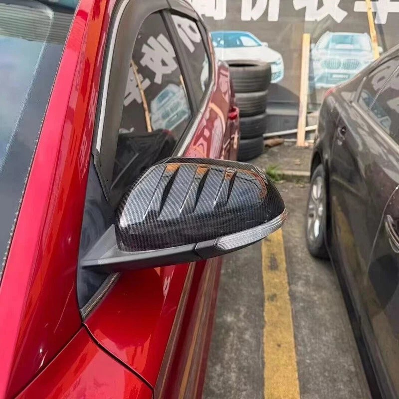 For MG ZS 2024 2025 2026 Carbon Fiber 2PCS Side Rearview Mirror Cap Cover Trim - Imagem 2 de 4