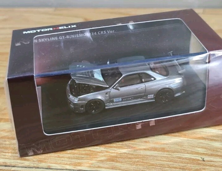 Motor Helix 64 Nissan Skyline GT-R R34 NISMO CRS Version Gun