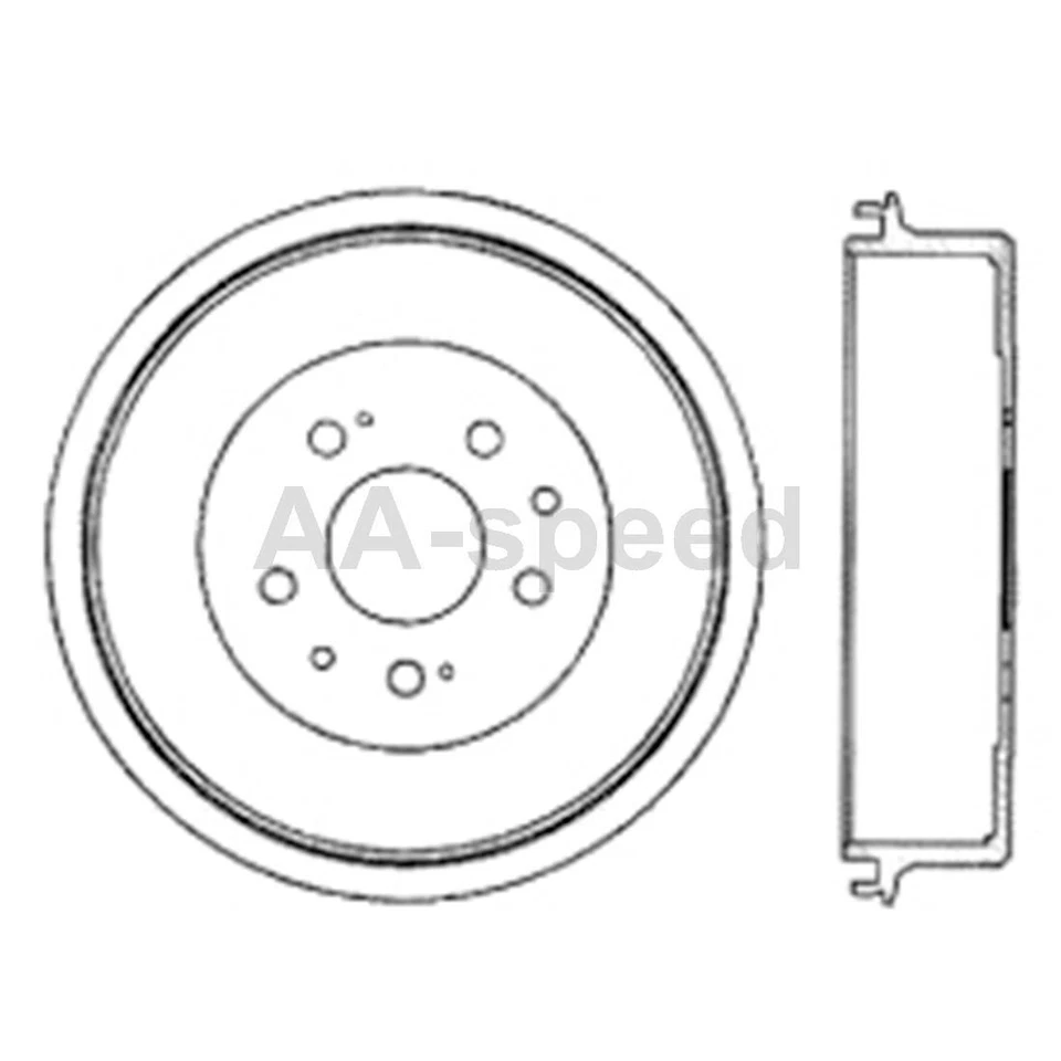 Задний тормозной барабан для Toyota Tacoma 2004 2003 2002 2000 1999 1998 1997 - Изображение 4 из 4
