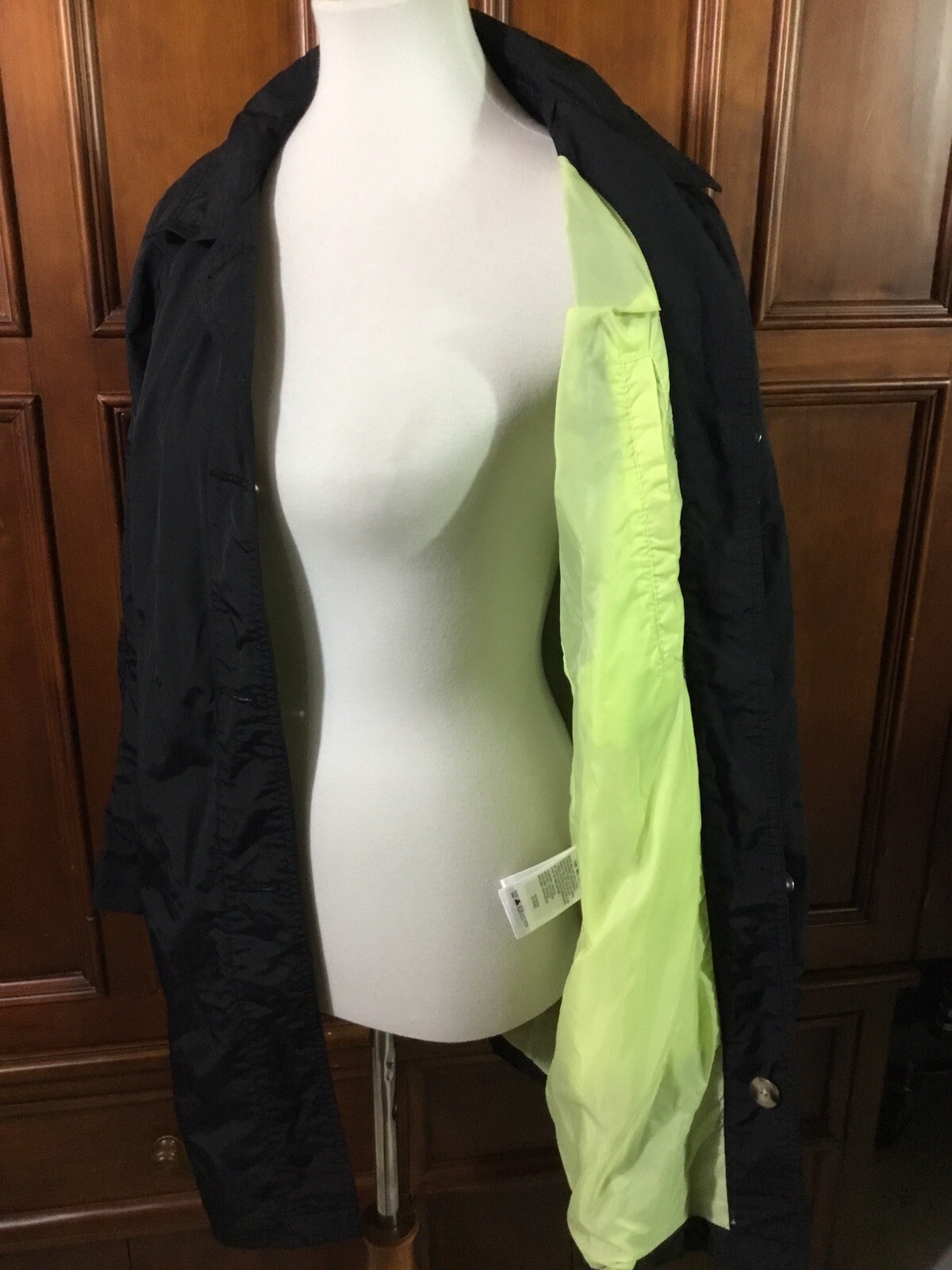 Columbia Womens Size Large Solid Black Green Line… - image 5