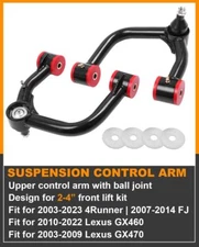 Front Upper Control Arms for 2-4" Lift For 2007-2014 FJ Cruiser & 2003+ 4Runner