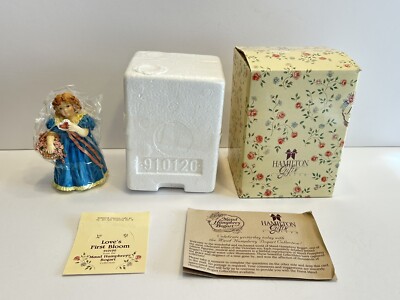 VINTAGE Maud Humphrey Bogart - LOVE'S FIRST BLOOM Figure - Hamilton Gifts (1992)