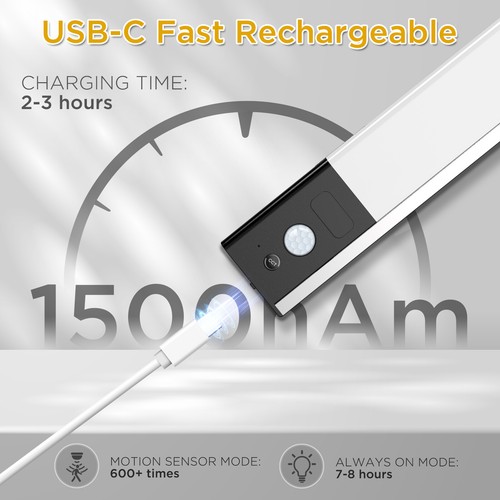 30cm LED Under Cabinet Closet Light 2x/4x - Picture 2 of 2