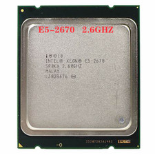 Intel Xeon E5-2670 2.60 GHz 8 Cores 20M LGA2011 8.00 GT/s SROKX CPU Processor