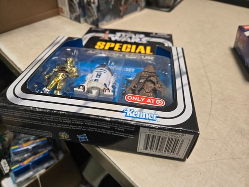 SEALED Star Wars Special Action Figure Set Android C3PO Chewbacca R2D2 Target - Picture 3 of 7