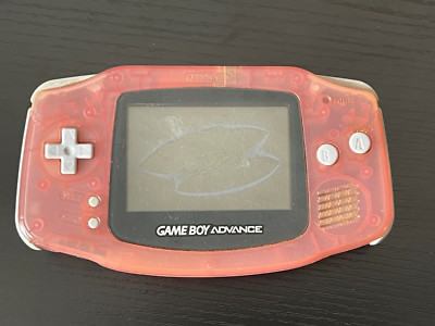 Nintendo GameBoy Advance GBA rosa klar Fuchsia Original-Zubehör-Hersteller Schale keine Hauptplatine