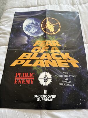 Supreme SS18 Undercover Public Enemy Fear of a Black Planet Poster