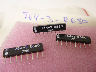 25 Stück/ 25 pieces  Resistor Array Network 4 x 680? Widerstands Netzwerk  NEW *