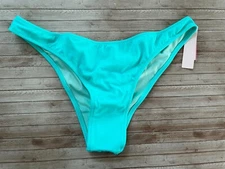 Nwt Victorias Secret VS Zuma Itsy Ruched Back Bikini Swim Bottom Mint Frost M