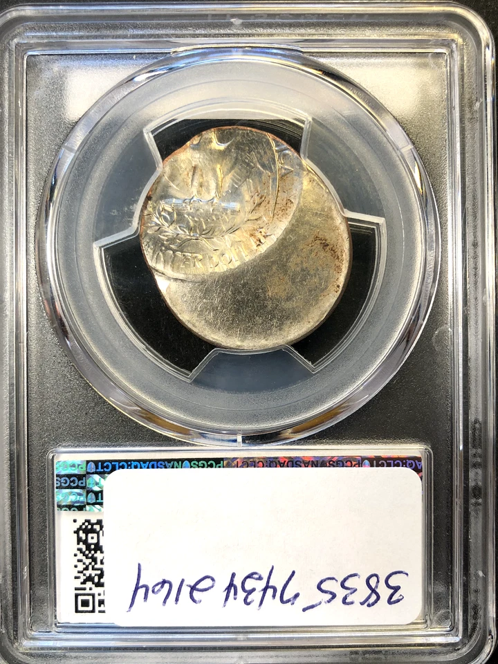 MINT ERROR PCGS MS63! 1965?(S) QUARTER STRUCK 40% OFF CENTER SF Mint Per Fred W. - Image 2 of 4