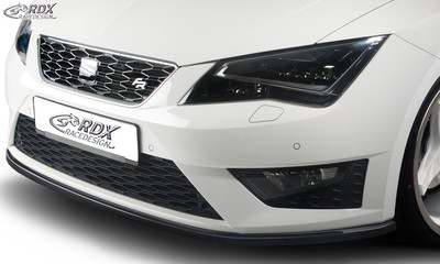 RDX Front Spoiler for Seat Leon 5F FR Cupra Cup Lip Lug Sword ABS -2017