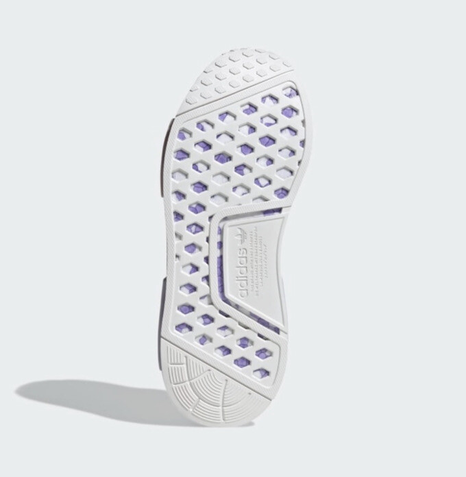 Size 8 - adidas NMD R1 Color Splash - Wonder White Purple Tint - New In Box  | eBay