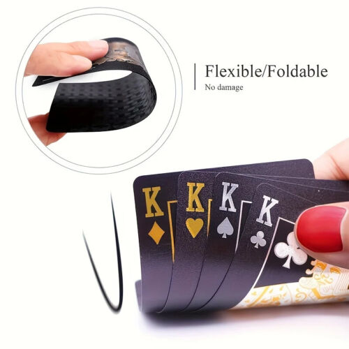 Playing Cards Waterproof Plastic Deck PVC Poker Card Creative Party Game Gift A1 - Afbeelding 1 van 39