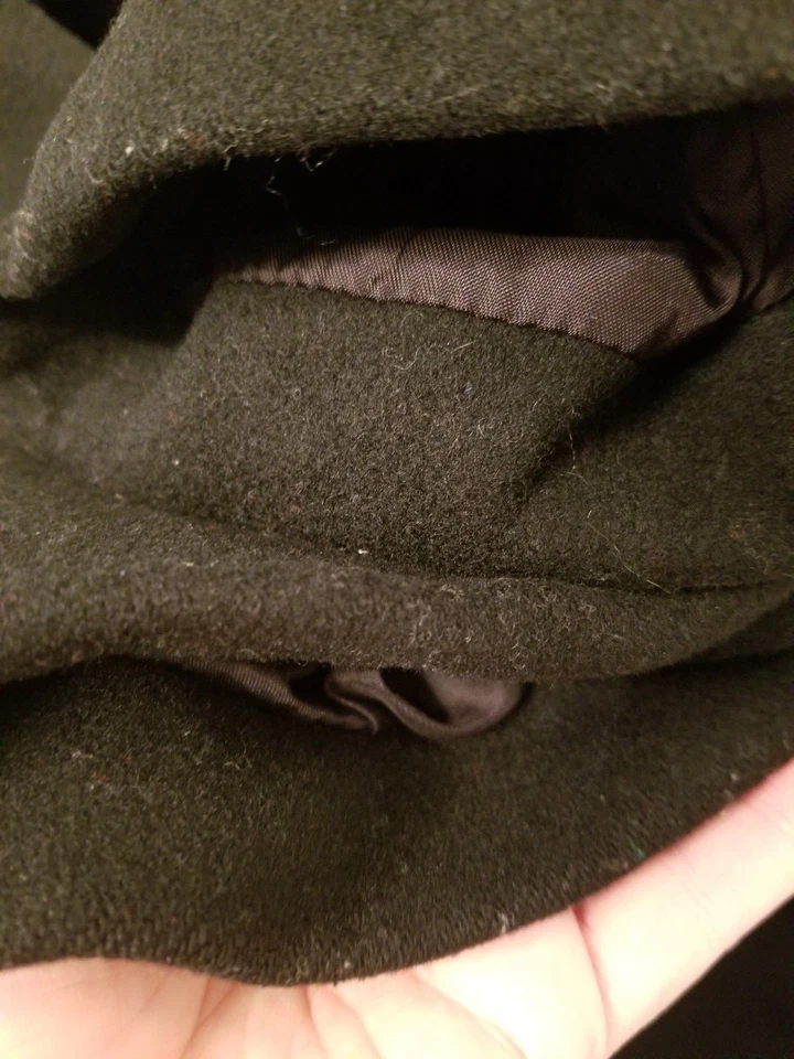 Abrigo Chaqueta Mujer Juli de Roma Talla 12 14 M L Mediano Grande Negro Foto 4 de 4