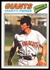 1977 Topps Marty Perez San Francisco Giants #438