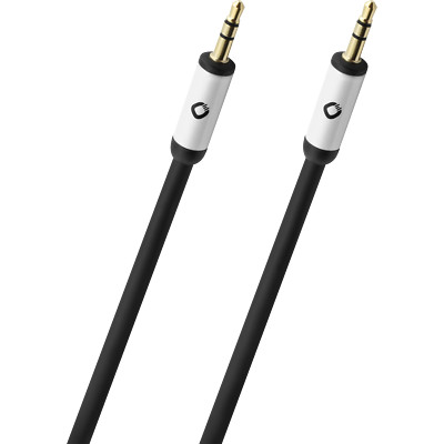 OEHLBACH I-Connect J-35 AUX Audiokabel 3,5mm Stereo Klinkenkabel - 1,5m schwarz